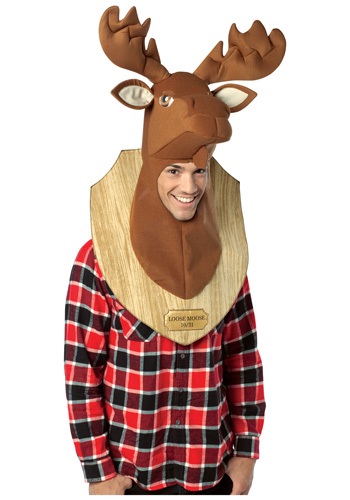 Trophy Head Loose Moose Costume -image