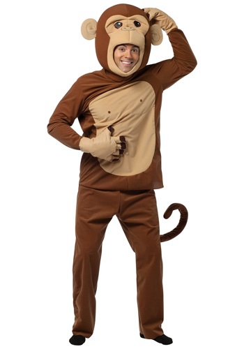 Adult Funky Monkey Costume -image
