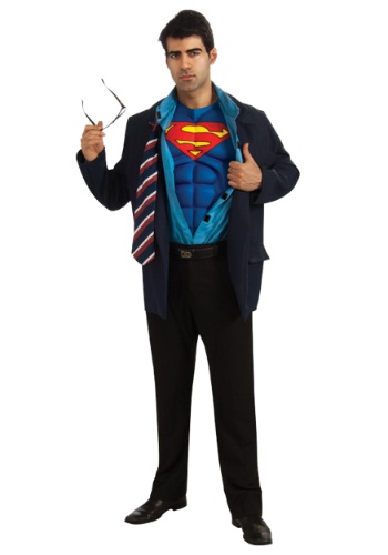 unknown Adult Superman Clark Kent Costume