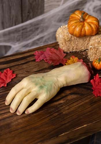 Life Size Severed Hand Decoration By: Seasons (HK) Ltd. for the 2022 Costume season.