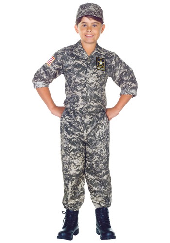 unknown Child Army Camo Costume