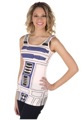 unknown Womens R2D2 Tank Top