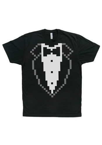 Costume 8-Bit Tuxedo T-Shirt -image