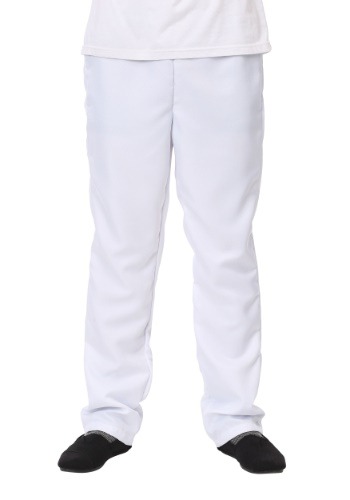 Mens White Pants   Plain White Pants By: Fun Costumes for the 2022 Costume season.