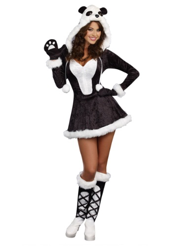 Women's Panda Bear Baby Costume -image