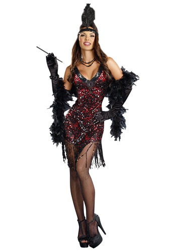 Women's Dames Like Us Flapper Costume -image