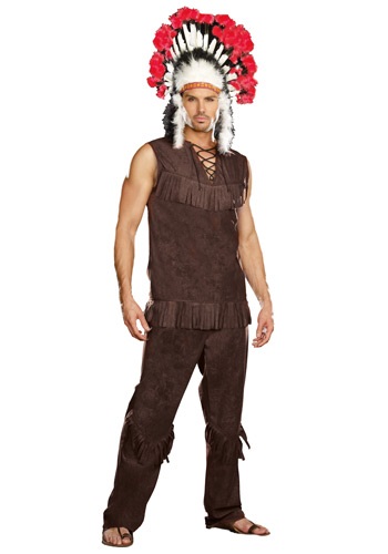 unknown Mens Chief Long Arrow Indian Costume