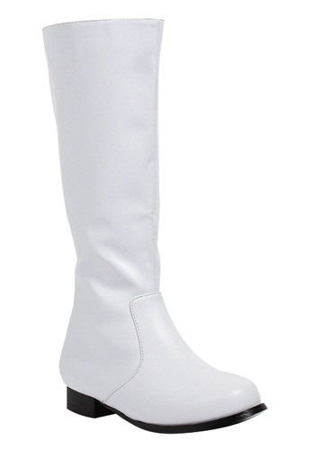 Boys White Costume Boots By: Ellie for the 2022 Costume season.