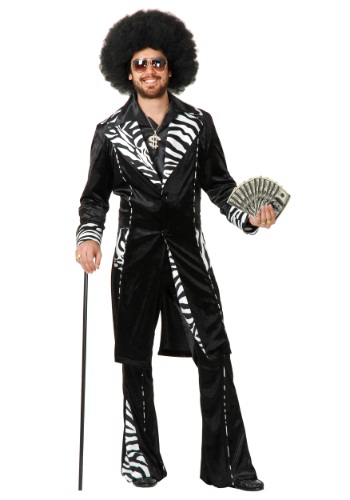 Plus Size Mac Daddy Pimp Costume -image