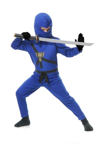 Blue Toddler Ninja Costume By: Charades for the 2022 Costume season.