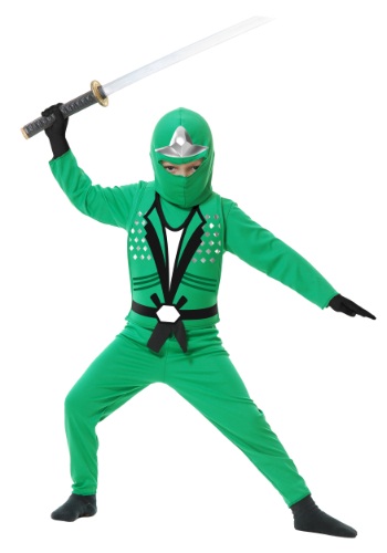 Child Ninja Avengers Series II Green Costume By: Charades for the 2022 Costume season.