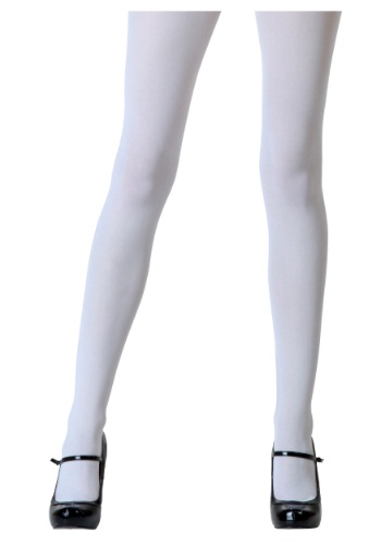 Plus Size White Tights By: Leg Avenue for the 2022 Costume season.