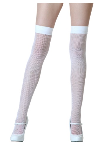 Thigh High White Stockings
