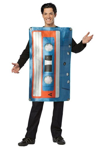 Adult Cassette Tape Costume -image