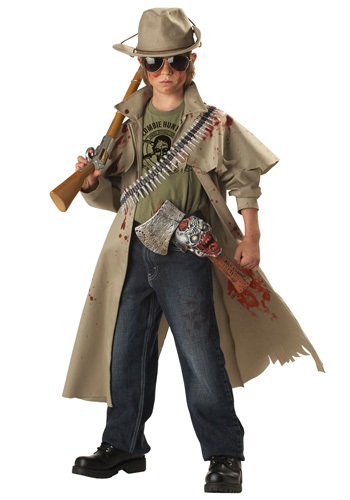 Child Zombie Hunter Costume -image