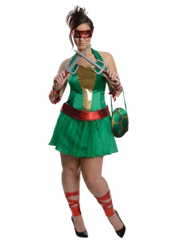 Plus Size Sexy TMNT Raphael Costume -image