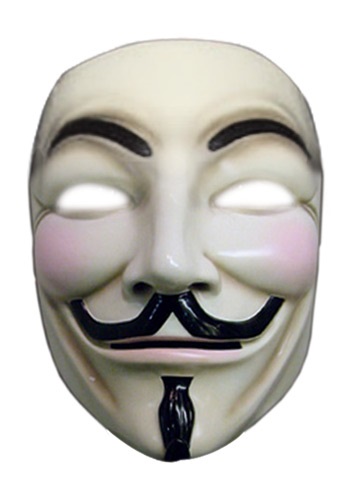 V for Vendetta Deluxe Mask By: Rubies Costume Co. Inc for the 2022 Costume season.
