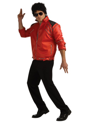 Adult Beat It Deluxe Red Zipper Jacket By: Rubies Costume Co. Inc for the 2022 Costume season.