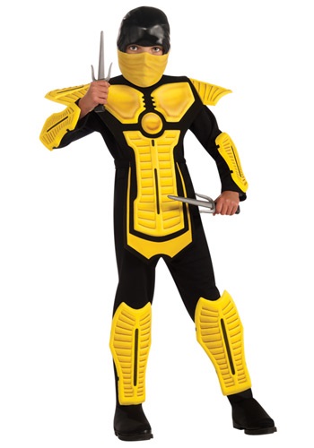 Child Yellow Ninja Costume By: Rubies Costume Co. Inc for the 2022 Costume season.