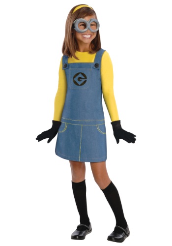 Child Girls Minion Costume By: Rubies Costume Co. Inc for the 2022 Costume season.