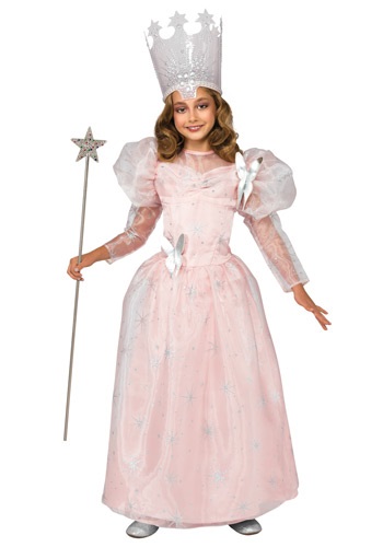 Deluxe Child Glinda the Good Witch Costume -image