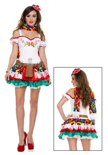 Women's Tequila Princess Costume -image