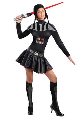 Adult Darth Vader Dress Costume -image