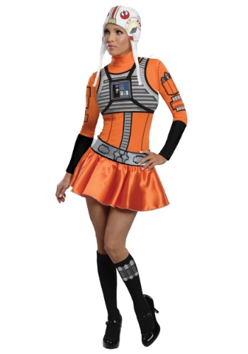 Adult X-Wing Fighter Dress Costume -image