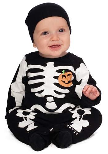 Infant Black Skeleton Costume By: Rubies Costume Co. Inc for the 2022 Costume season.