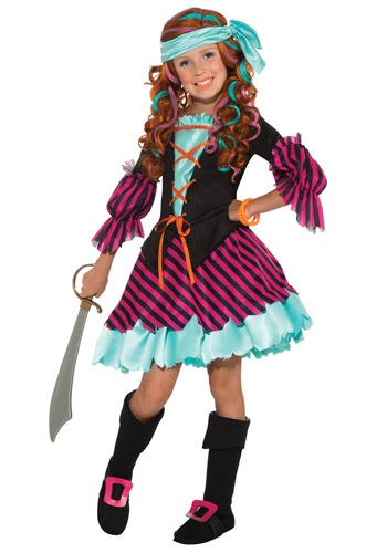 unknown Salty Taffy Girls Pirate Costume