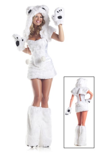 8 pc Deluxe Polar Bear Costume