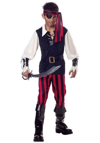 Kid's Cutthroat Pirate Costume -image