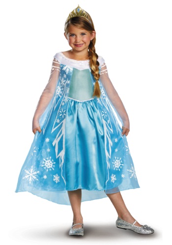 Elsa Deluxe Frozen Costume By: Disguise for the 2022 Costume season.