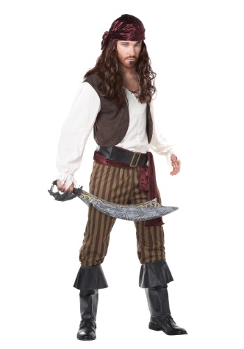 Men's Rogue Pirate Costume -image