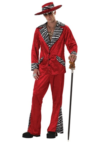 Red Pimp Costume -image