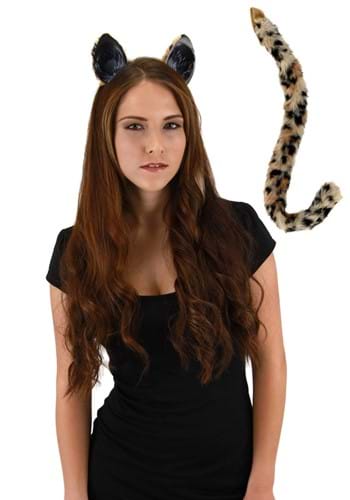 Cheetah Cat and Ears Tail Set -image