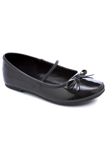 Girls Black Ballet Flats -image
