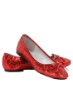 sparkle red flats