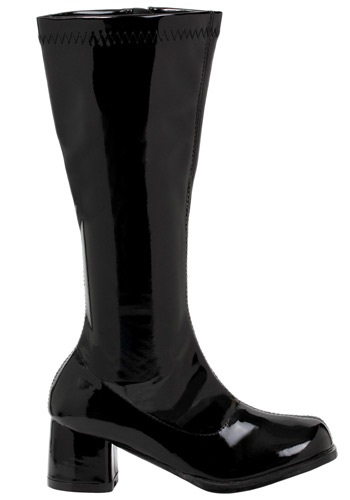 Girls Black Gogo Boots -image