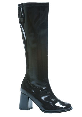 Womens Black Gogo Boots By: Ellie for the 2022 Costume season.