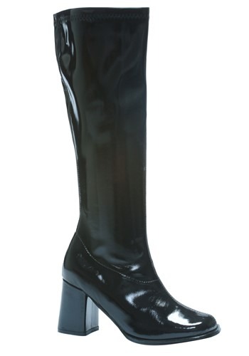 Womens Black Gogo Boots -image