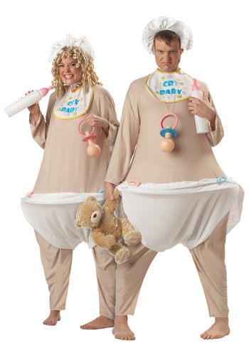 Adult Baby Costume -image