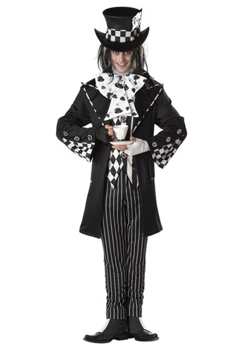 Plus Size Dark Mad Hatter Costume -image