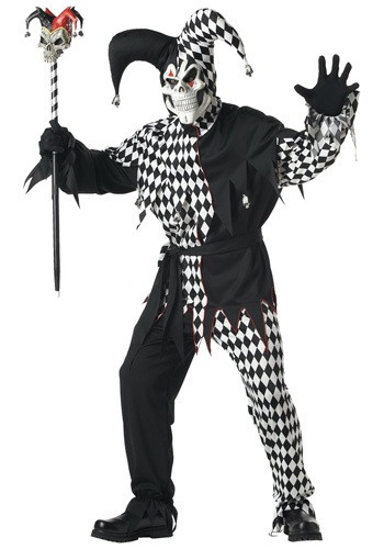 Adult Dark Jester Costume By: California Costume Collection for the 2022 Costume season.