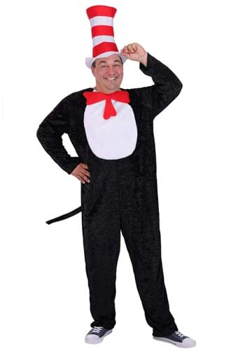 Cat in the Hat Adult Costume -image