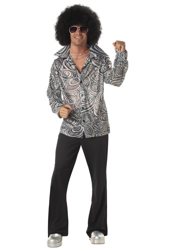 Mens Disco Shirt By: California Costume Collection for the 2022 Costume season.