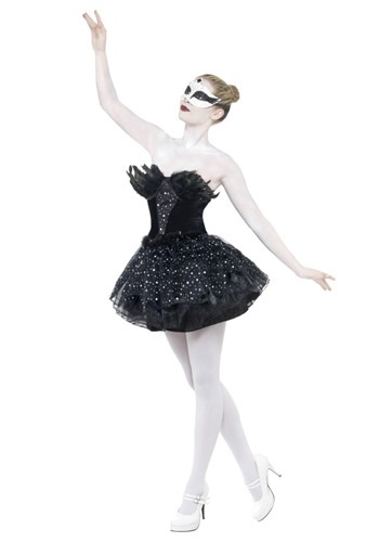 Gothic Swan Masquerade Costume By: Smiffys for the 2022 Costume season.
