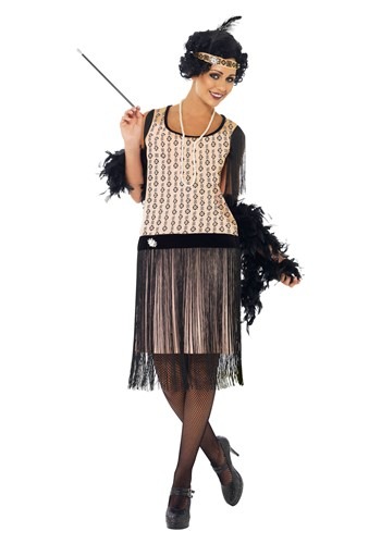 Women's 1920s Coco Flapper Costume -image