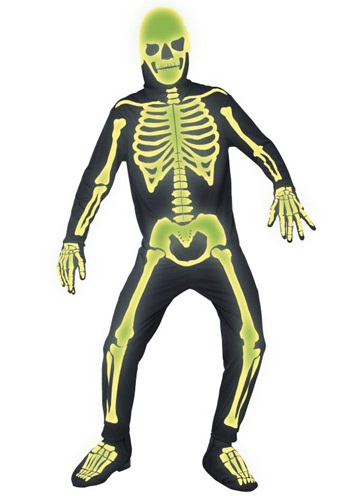 Mens Gothic Manor Graveyard Bones Costume -image