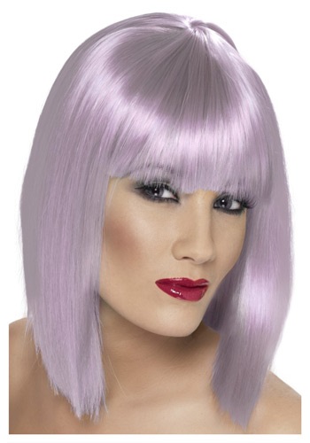 Glam Lilac Wig -image